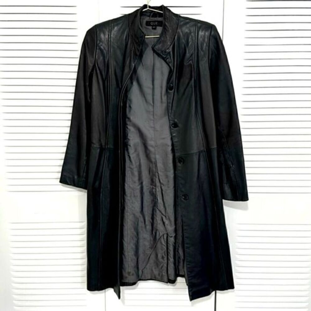 Genuine Lamb Skin Leather Vintage Coat